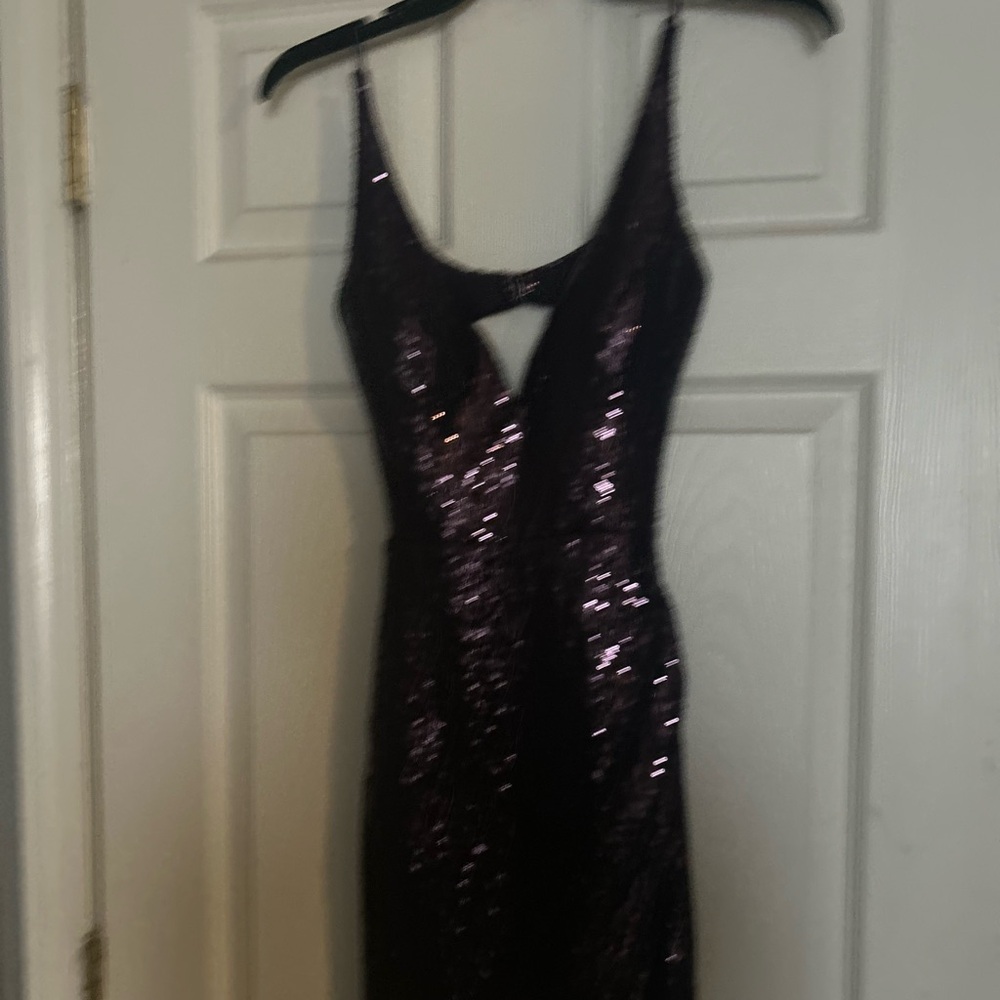 purple Sequin dress
